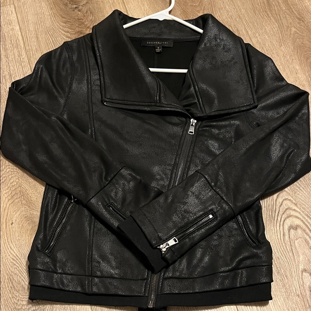 Vici Black Fake Leather Jacket